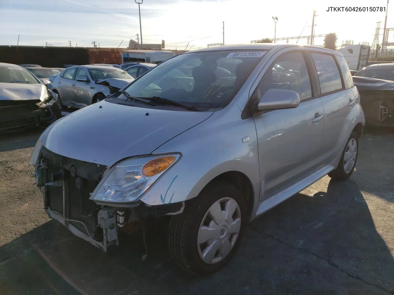 2006 Toyota Scion Xa VIN: JTKKT604260150781 Lot: 66132002