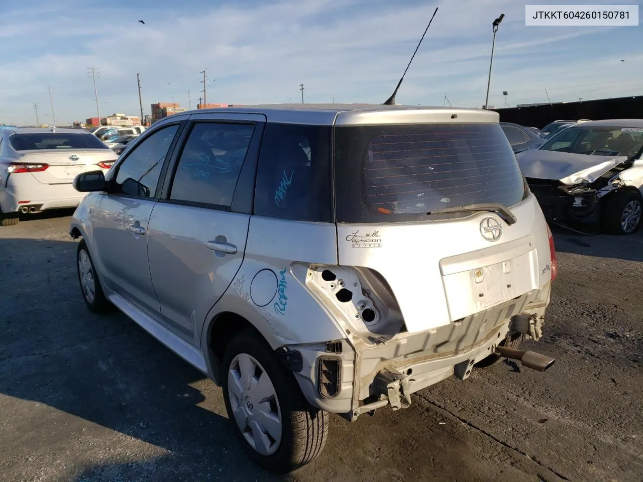 2006 Toyota Scion Xa VIN: JTKKT604260150781 Lot: 66132002