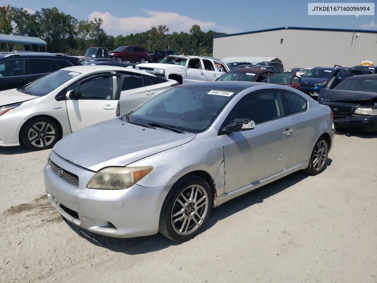 2006 Toyota Scion Tc VIN: JTKDE167160096994 Lot: 69627394