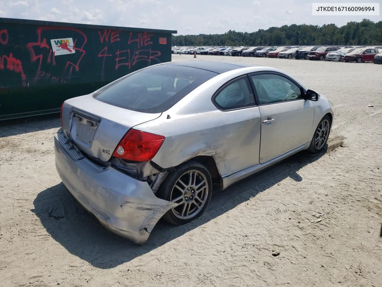 2006 Toyota Scion Tc VIN: JTKDE167160096994 Lot: 69627394