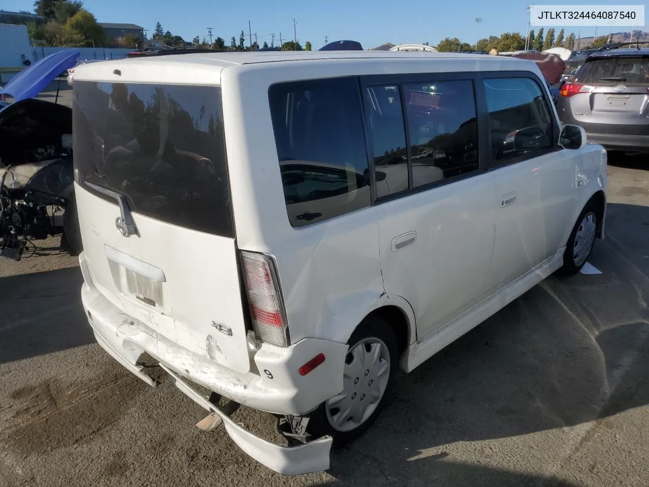 2006 Toyota Scion Xb VIN: JTLKT324464087540 Lot: 70933144