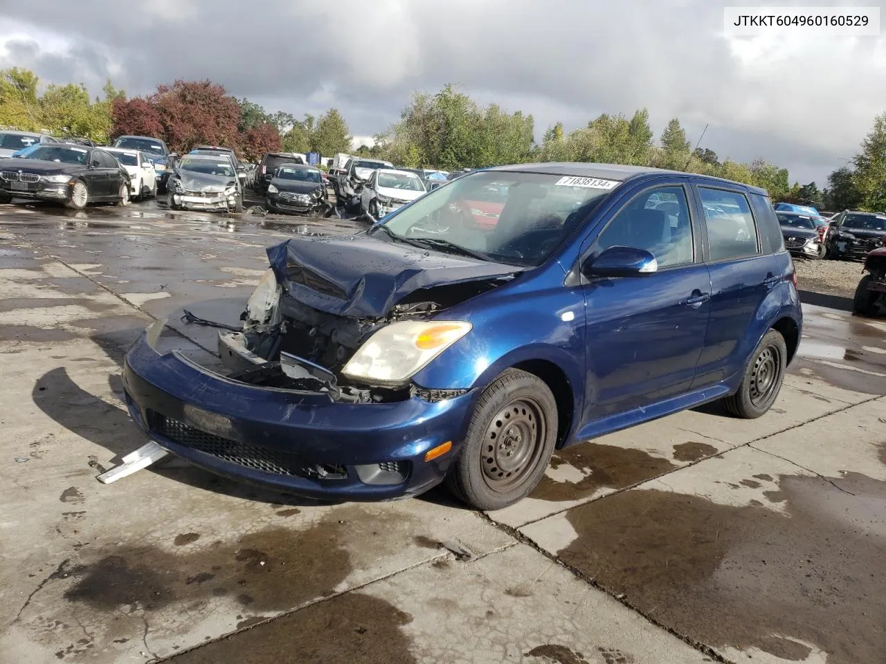 2006 Toyota Scion Xa VIN: JTKKT604960160529 Lot: 71838134