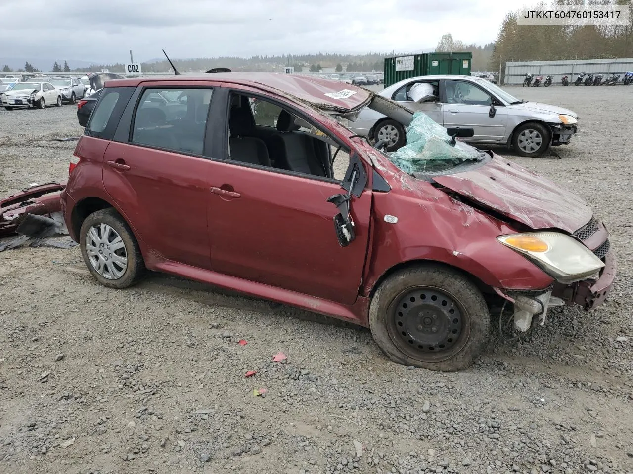 2006 Toyota Scion Xa VIN: JTKKT604760153417 Lot: 74007324