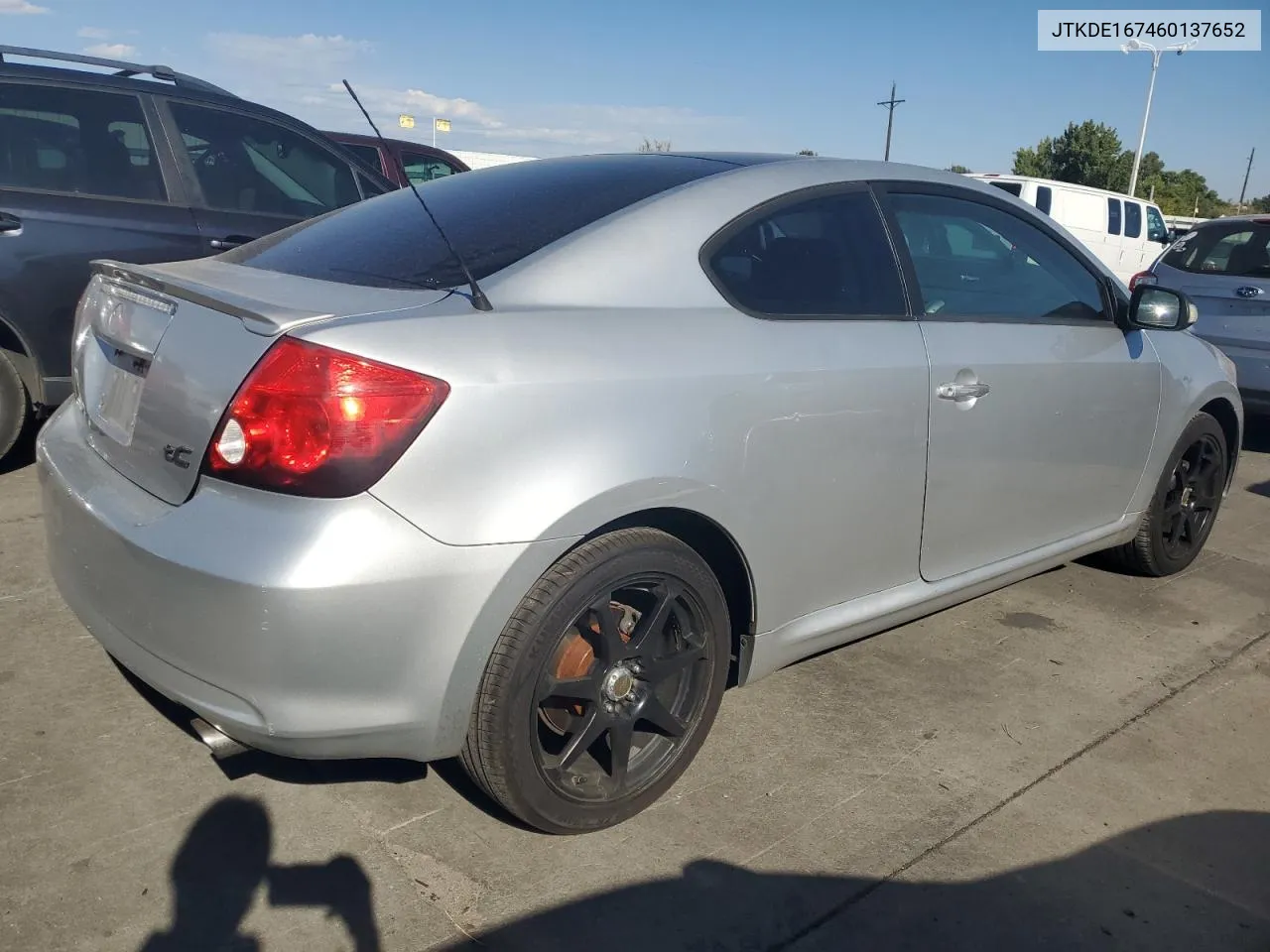 2006 Toyota Scion Tc VIN: JTKDE167460137652 Lot: 74919644