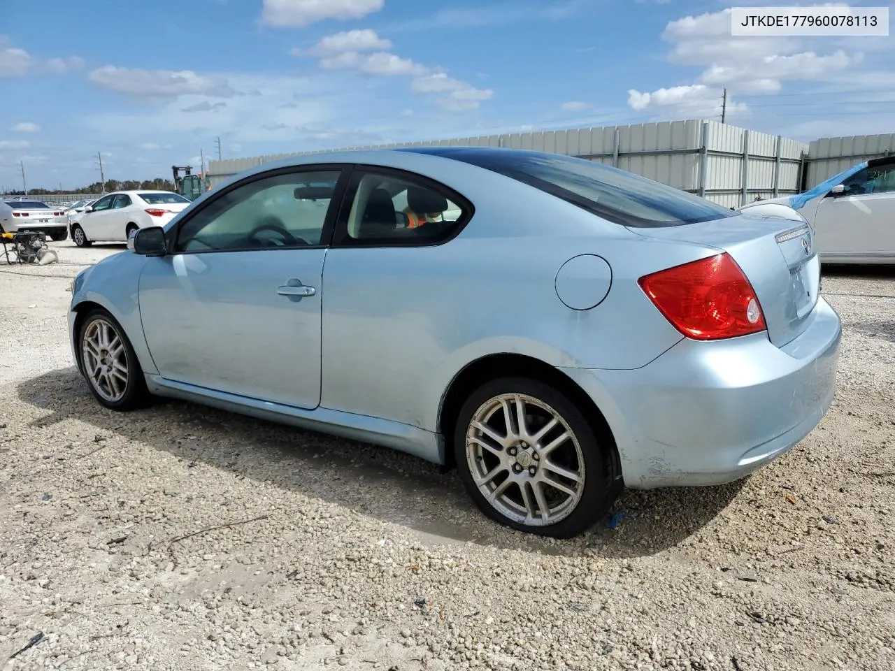 2006 Toyota Scion Tc VIN: JTKDE177960078113 Lot: 75424544