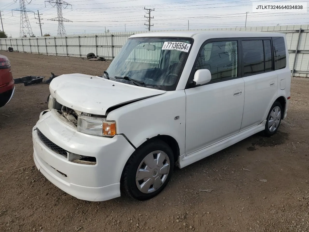 2006 Toyota Scion Xb VIN: JTLKT324664034838 Lot: 77136554