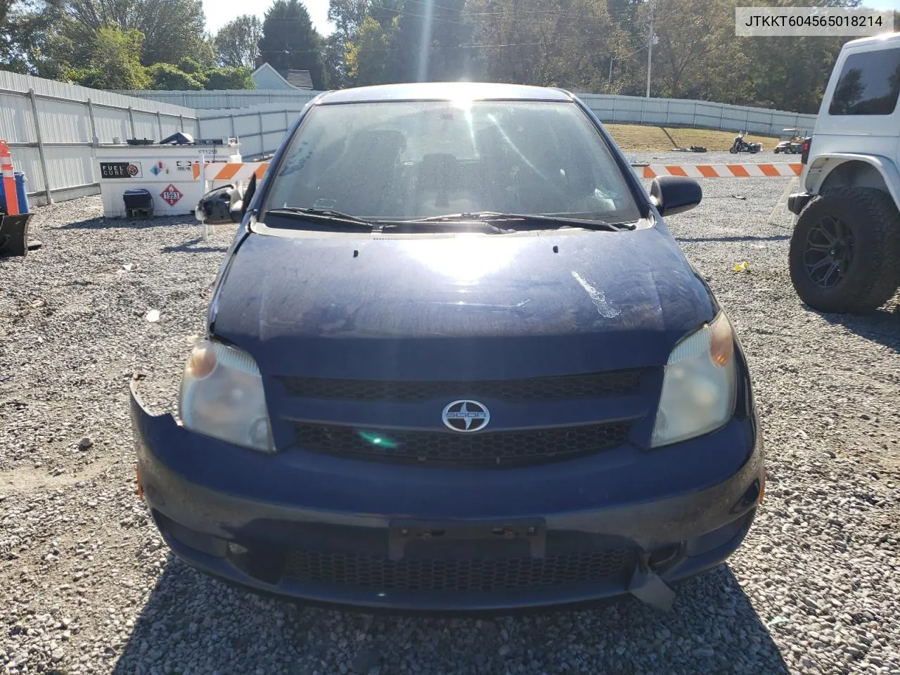 2006 Toyota Scion Xa VIN: JTKKT604565018214 Lot: 77755724