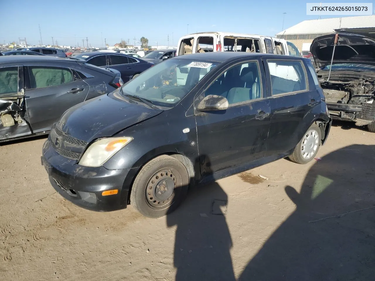 2006 Toyota Scion Xa VIN: JTKKT624265015073 Lot: 77889194