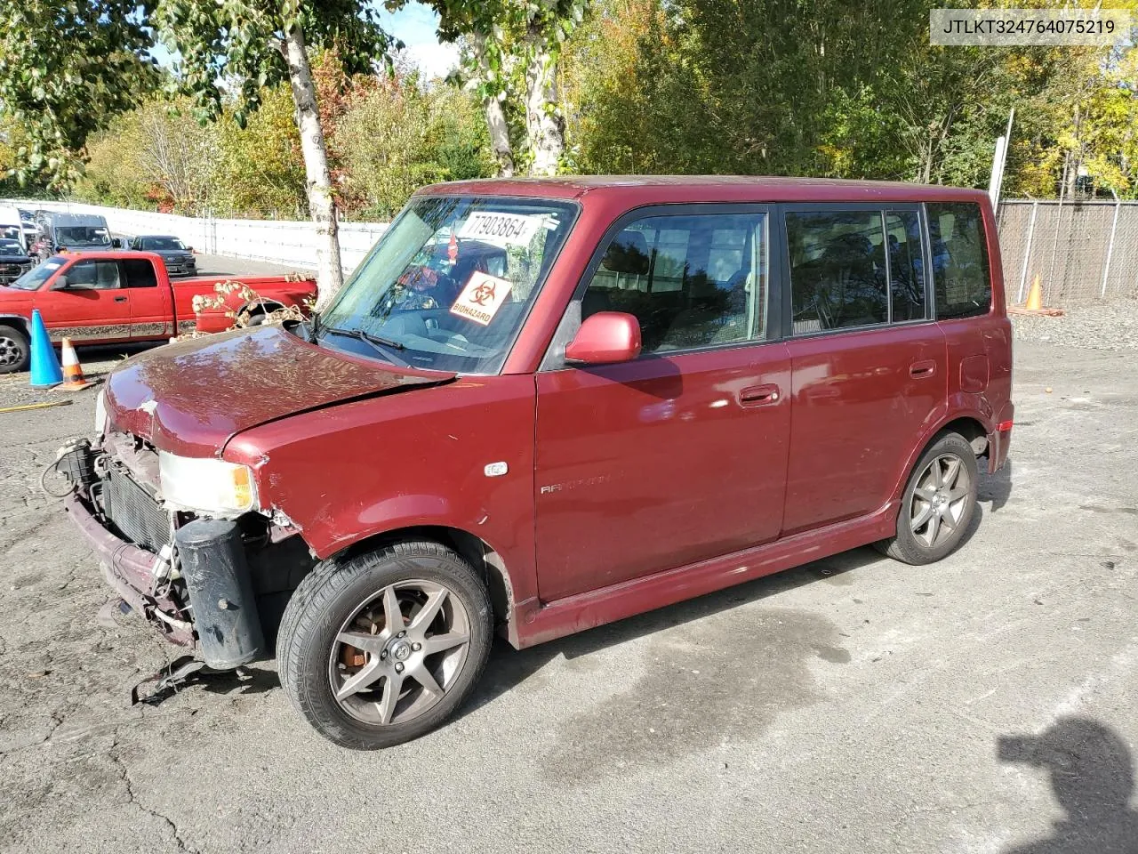 2006 Toyota Scion Xb VIN: JTLKT324764075219 Lot: 77903864