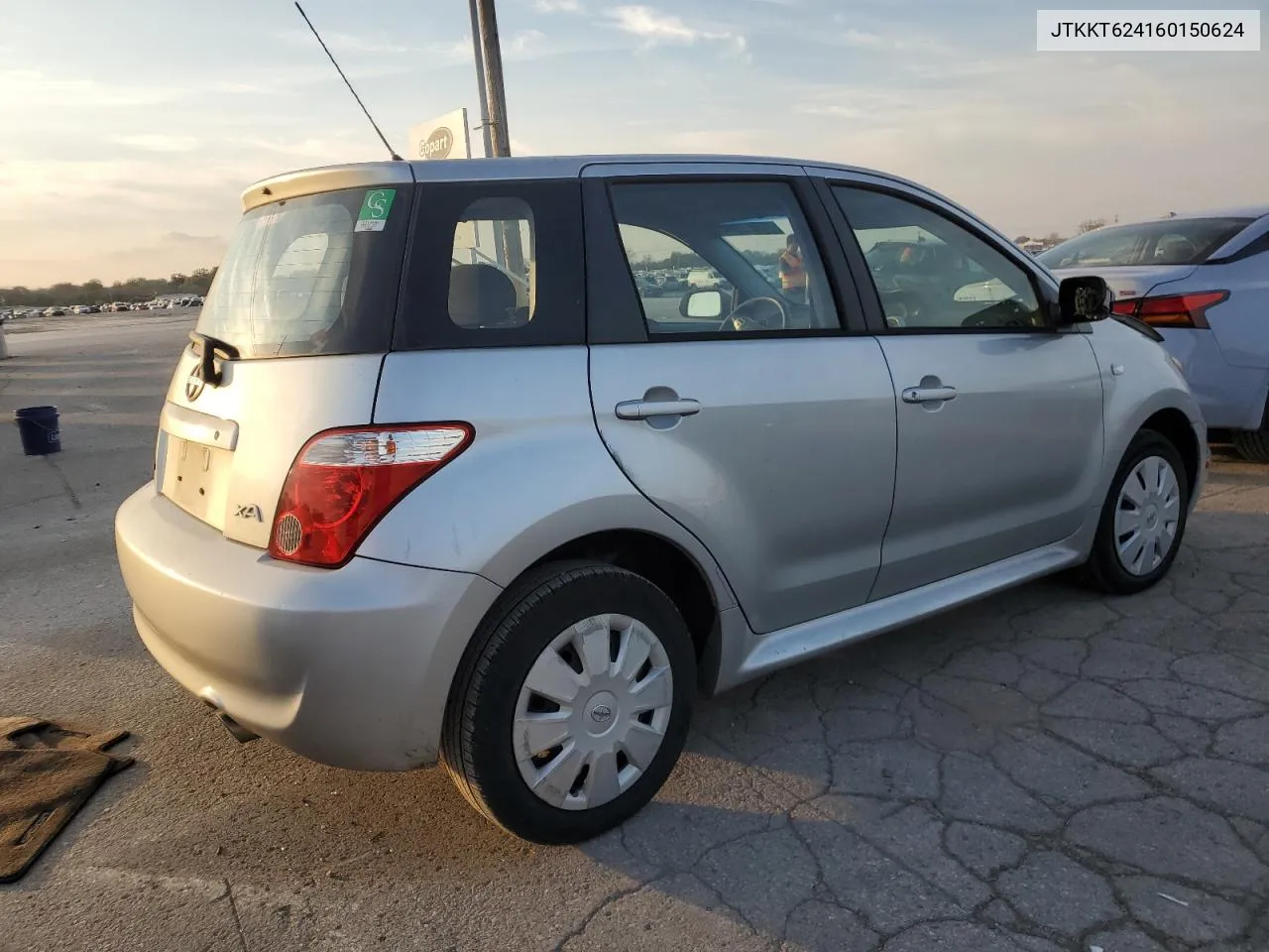 2006 Toyota Scion Xa VIN: JTKKT624160150624 Lot: 77982844