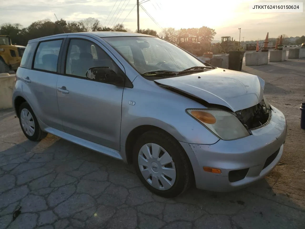 2006 Toyota Scion Xa VIN: JTKKT624160150624 Lot: 77982844