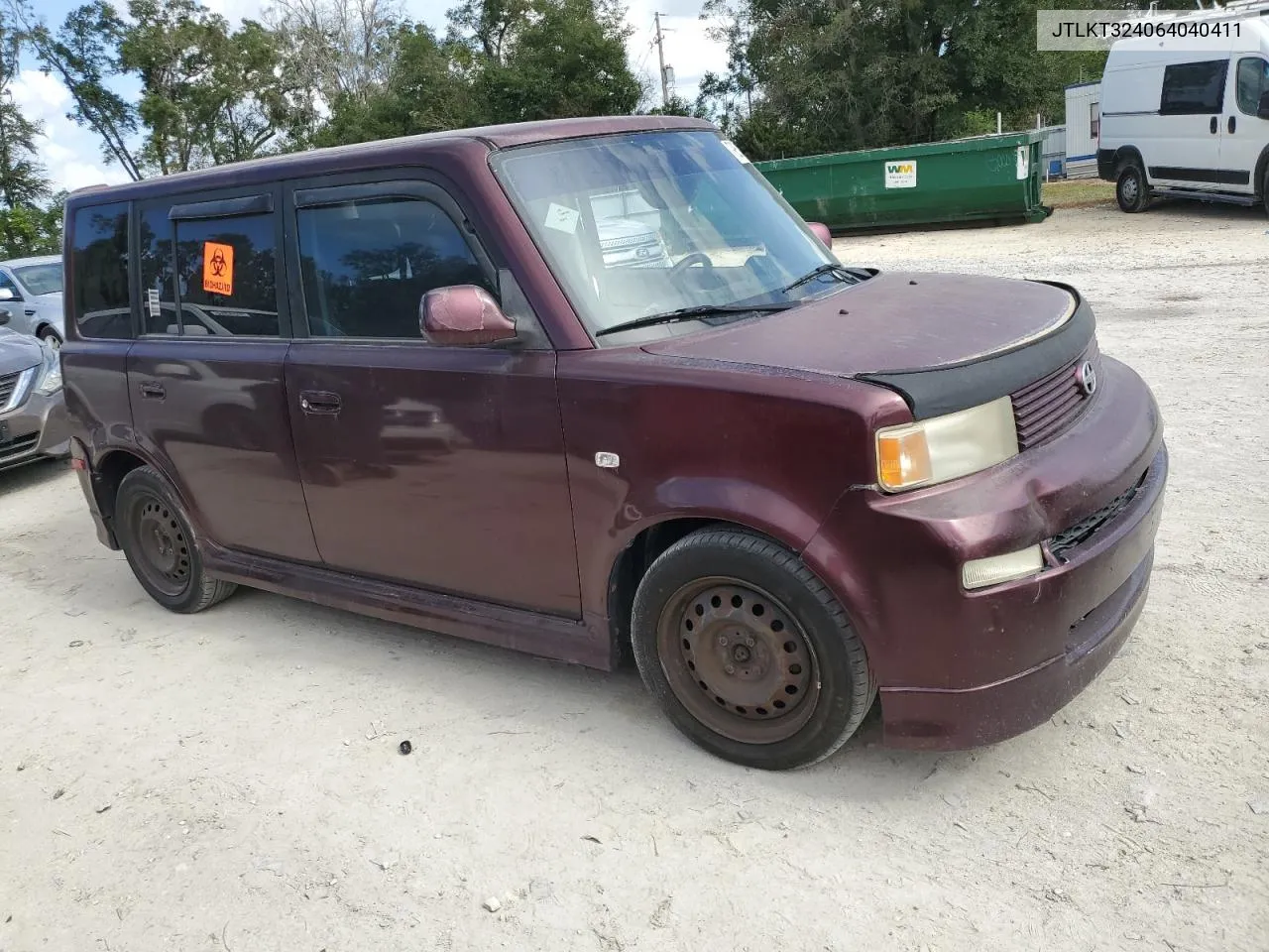 2006 Toyota Scion Xb VIN: JTLKT324064040411 Lot: 79851074