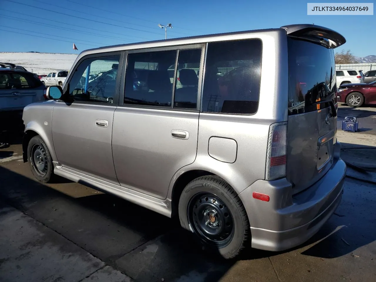 2006 Toyota Scion Xb VIN: JTLKT334964037649 Lot: 80326644