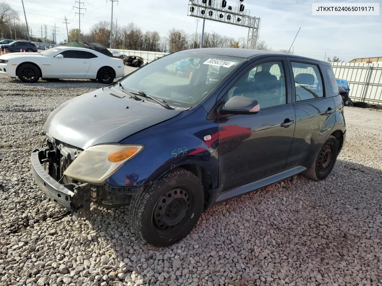 2006 Toyota Scion Xa VIN: JTKKT624065019171 Lot: 80562204