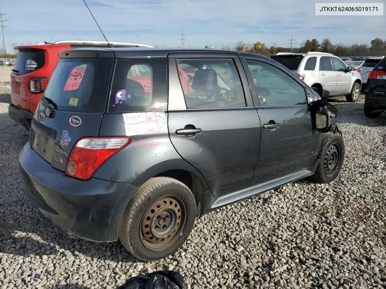 2006 Toyota Scion Xa VIN: JTKKT624065019171 Lot: 80562204