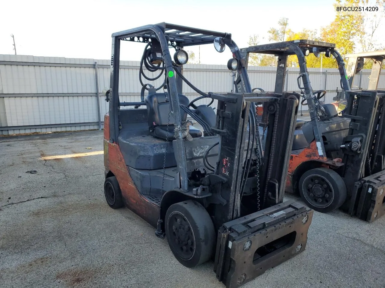 2007 Toyota Forklift VIN: 8FGCU2514209 Lot: 74162904