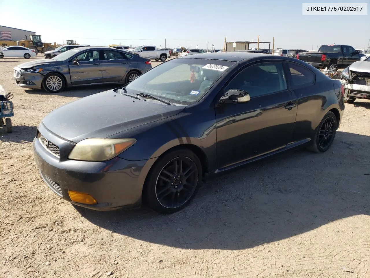 2007 Toyota Scion Tc VIN: JTKDE177670202517 Lot: 75220294