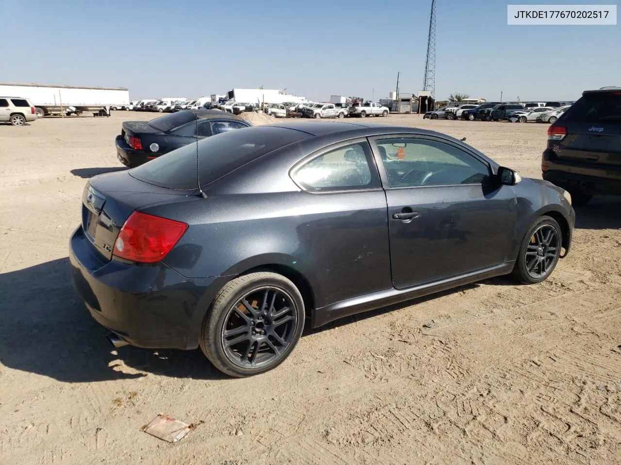 2007 Toyota Scion Tc VIN: JTKDE177670202517 Lot: 75220294