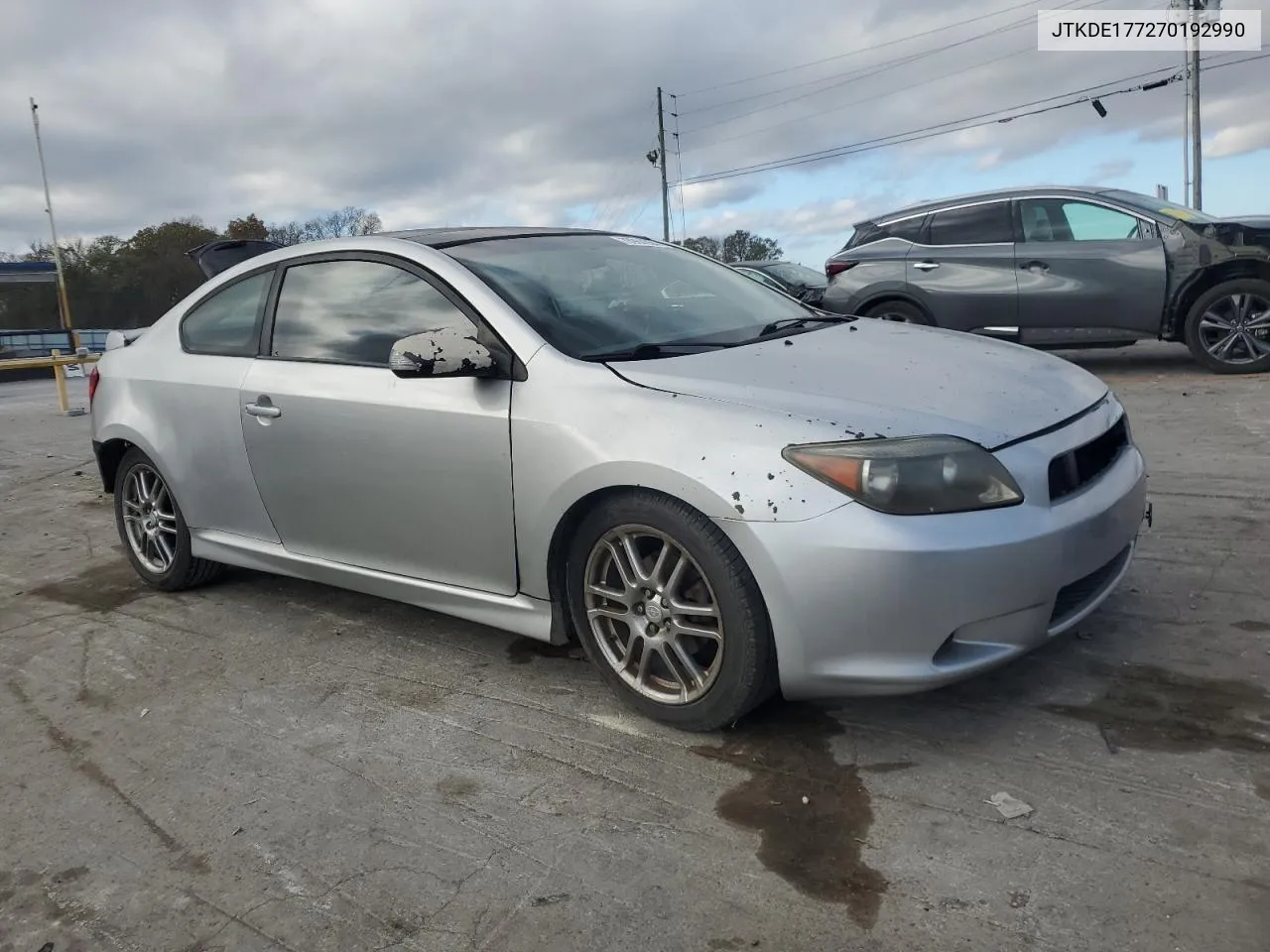 2007 Toyota Scion Tc VIN: JTKDE177270192990 Lot: 78984354