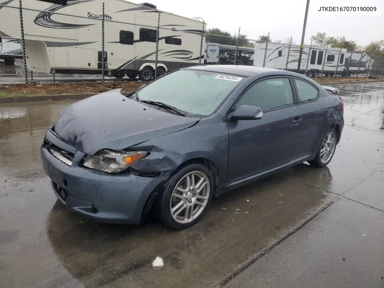 2007 Toyota Scion Tc VIN: JTKDE167070190009 Lot: 80294284