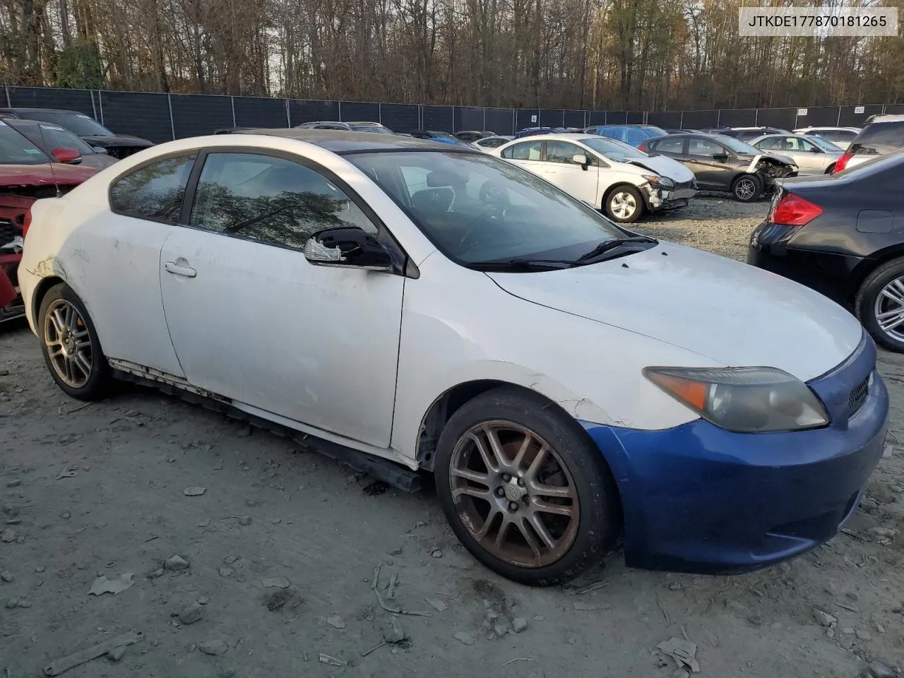 2007 Toyota Scion Tc VIN: JTKDE177870181265 Lot: 80370014