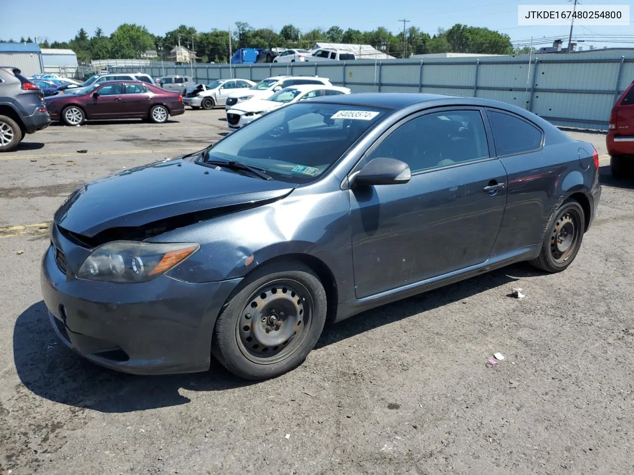 2008 Toyota Scion Tc VIN: JTKDE167480254800 Lot: 64053574