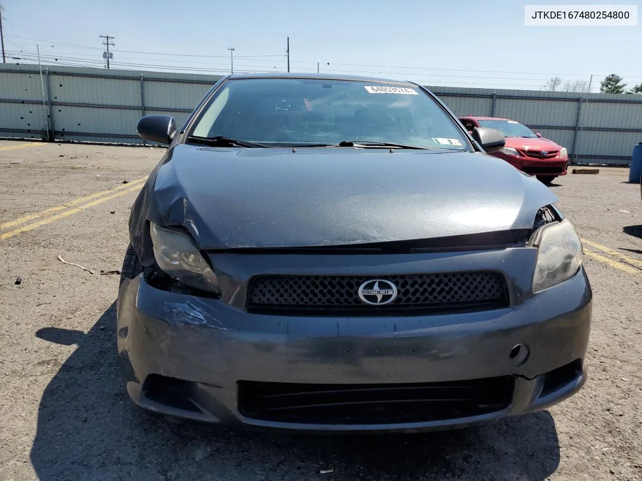 2008 Toyota Scion Tc VIN: JTKDE167480254800 Lot: 64053574