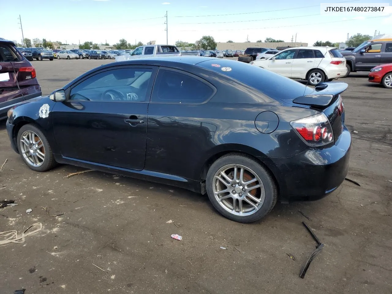 JTKDE167480273847 2008 Toyota Scion Tc