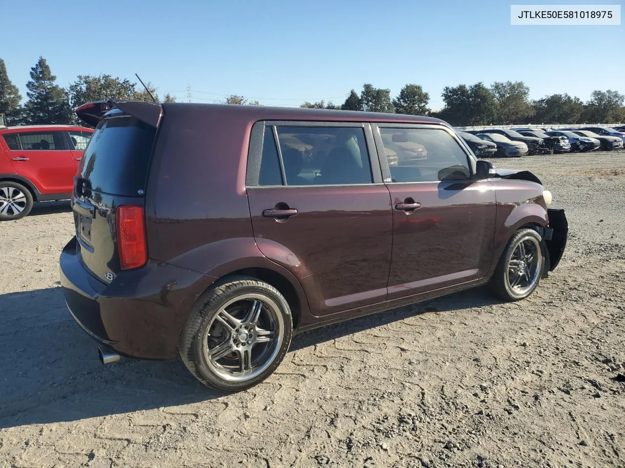 2008 Toyota Scion Xb VIN: JTLKE50E581018975 Lot: 74105404