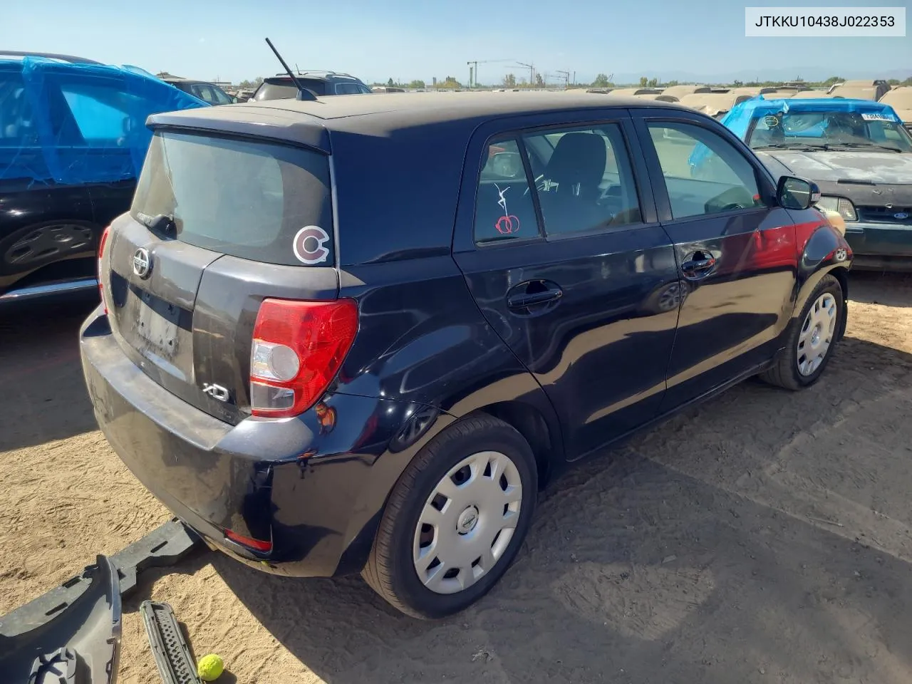 2008 Toyota Scion Xd VIN: JTKKU10438J022353 Lot: 74668584