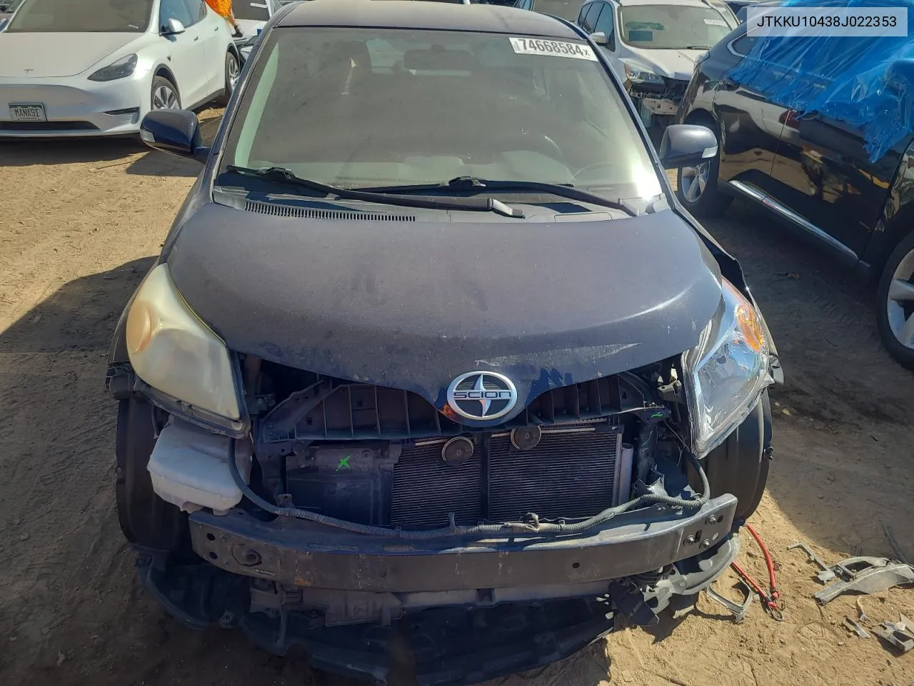 2008 Toyota Scion Xd VIN: JTKKU10438J022353 Lot: 74668584