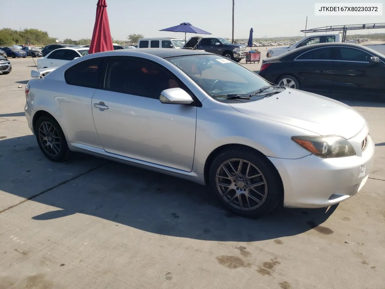 2008 Toyota Scion Tc VIN: JTKDE167X80230372 Lot: 75661184