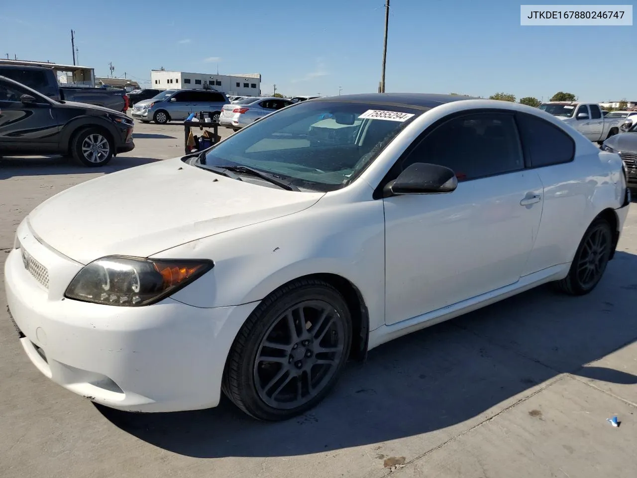 2008 Toyota Scion Tc VIN: JTKDE167880246747 Lot: 75855294