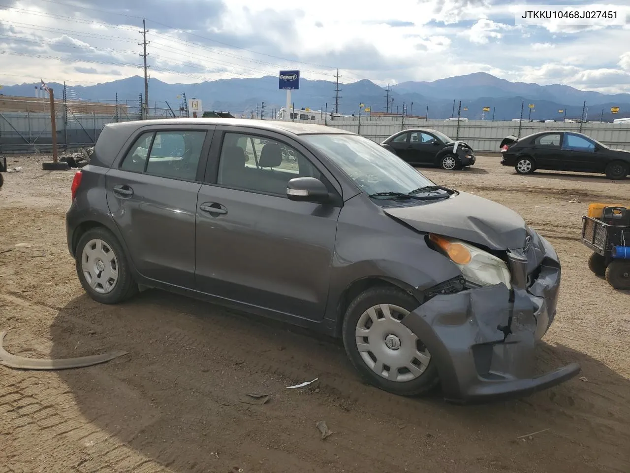 2008 Toyota Scion Xd VIN: JTKKU10468J027451 Lot: 75923844