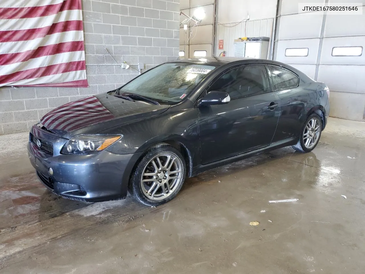 2008 Toyota Scion Tc VIN: JTKDE167580251646 Lot: 76039004