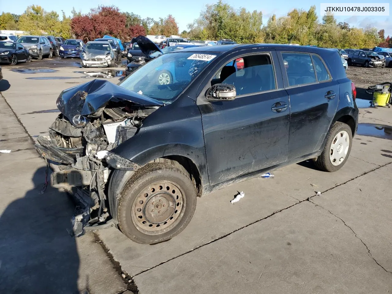 2008 Toyota Scion Xd VIN: JTKKU10478J003305 Lot: 76548514