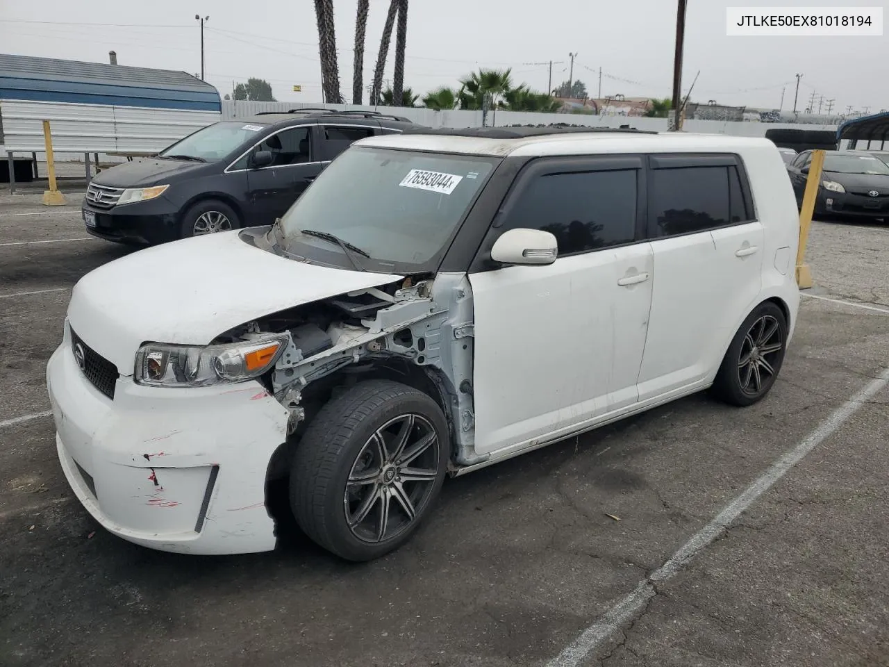 2008 Toyota Scion Xb VIN: JTLKE50EX81018194 Lot: 76593044