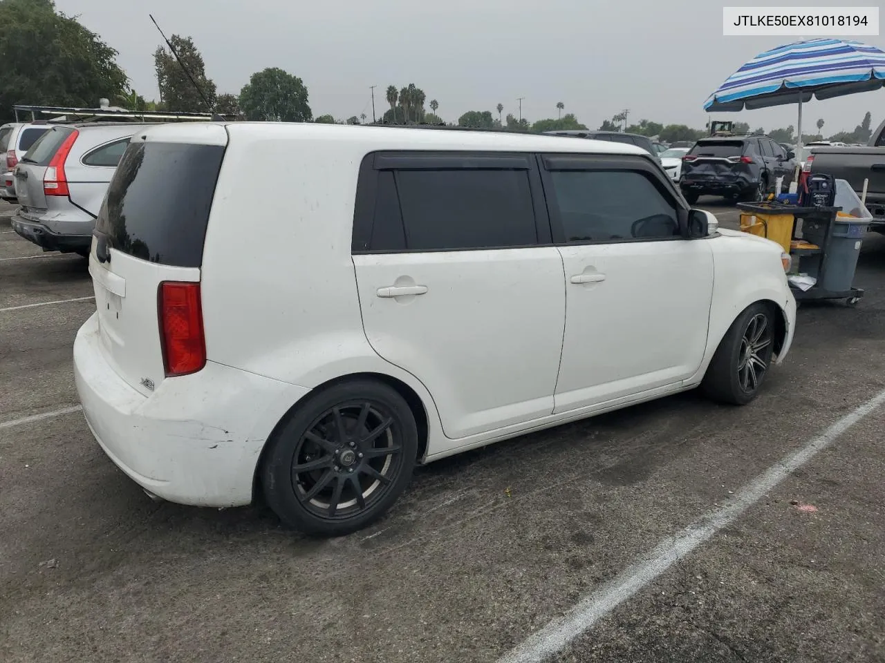 2008 Toyota Scion Xb VIN: JTLKE50EX81018194 Lot: 76593044