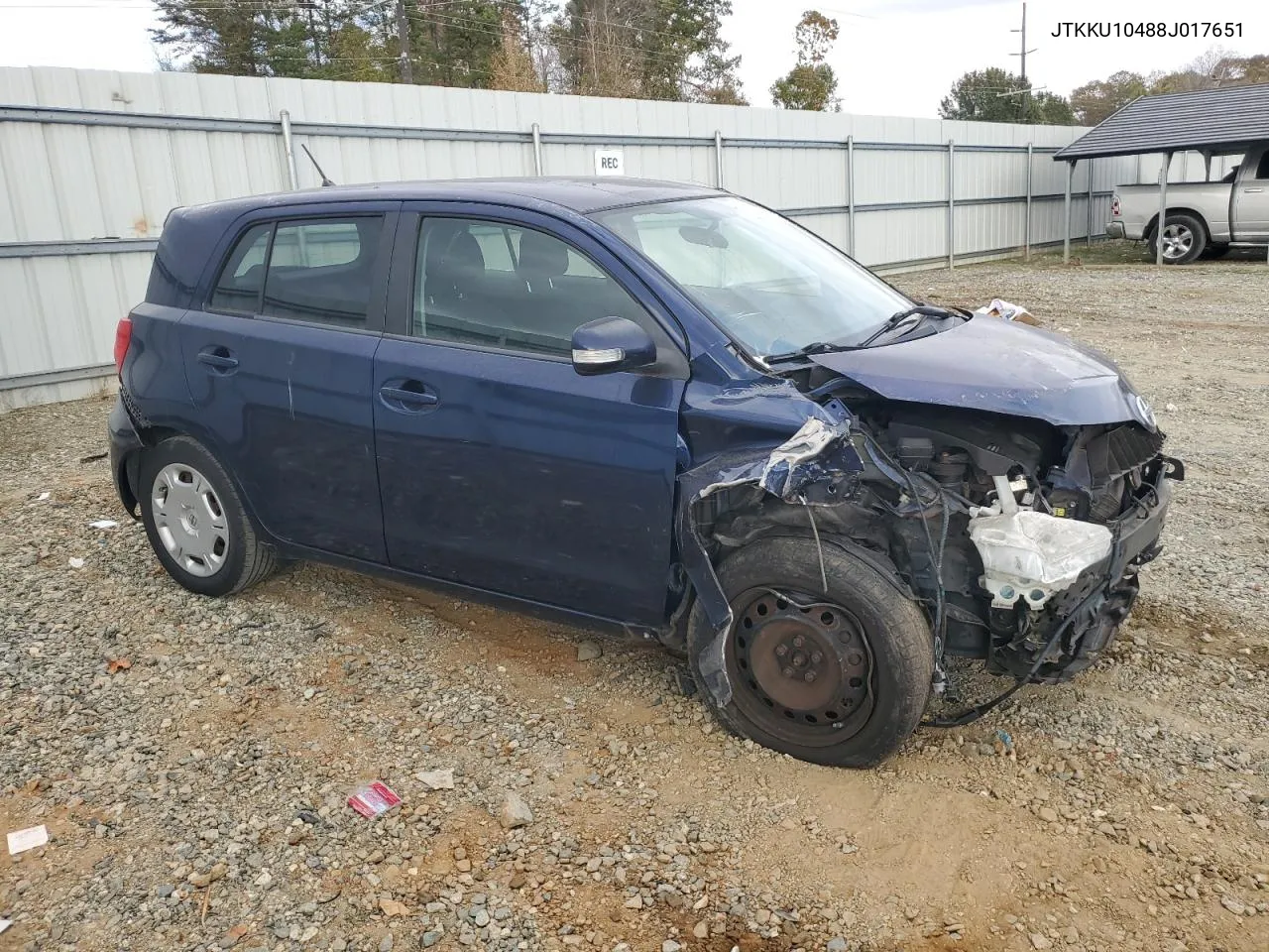 2008 Toyota Scion Xd VIN: JTKKU10488J017651 Lot: 78961984