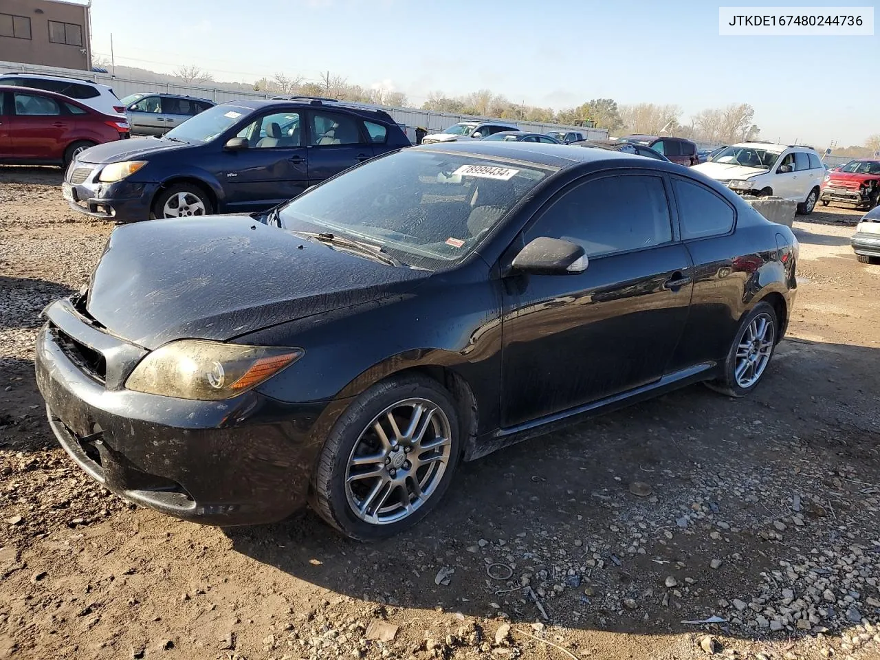 2008 Toyota Scion Tc VIN: JTKDE167480244736 Lot: 78999434