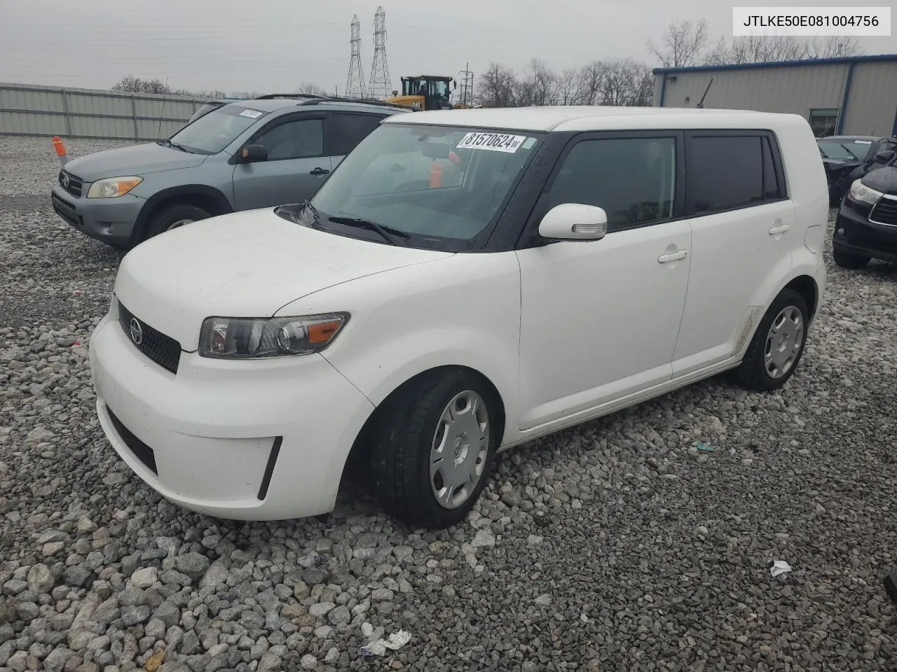 2008 Toyota Scion Xb VIN: JTLKE50E081004756 Lot: 81570624