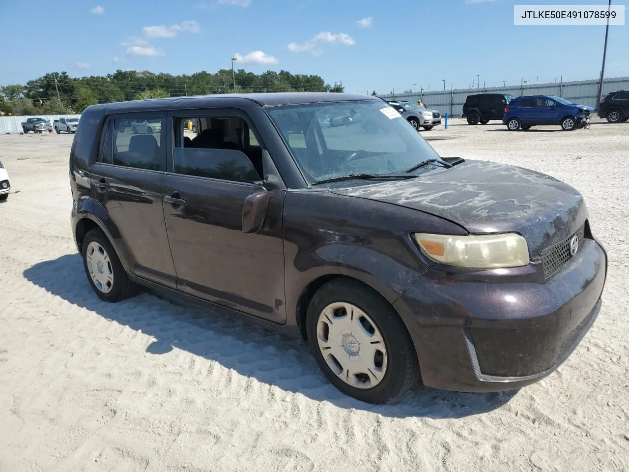 2009 Toyota Scion Xb VIN: JTLKE50E491078599 Lot: 78030854