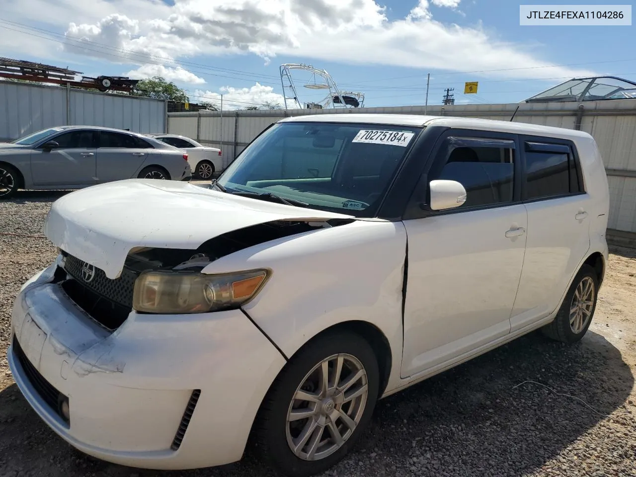 2010 Toyota Scion Xb VIN: JTLZE4FEXA1104286 Lot: 70275184