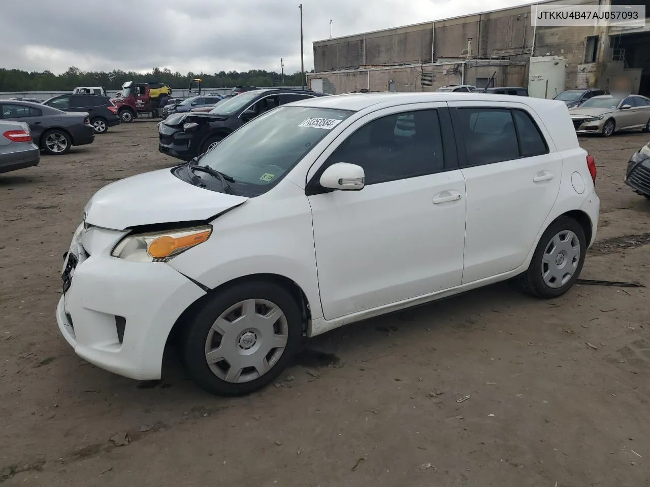 2010 Toyota Scion Xd VIN: JTKKU4B47AJ057093 Lot: 74353584