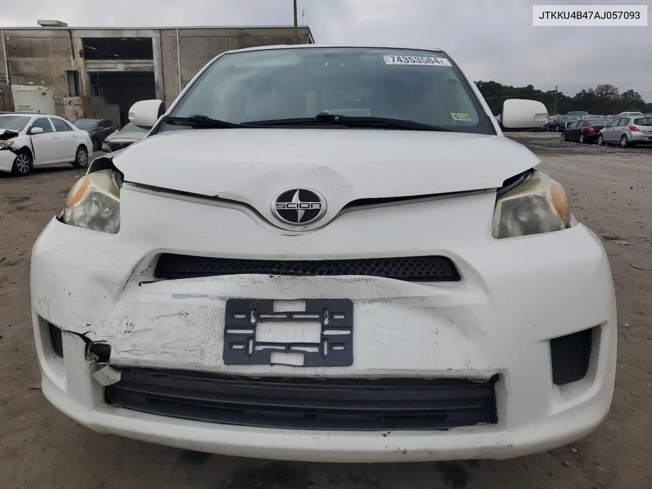 2010 Toyota Scion Xd VIN: JTKKU4B47AJ057093 Lot: 74353584