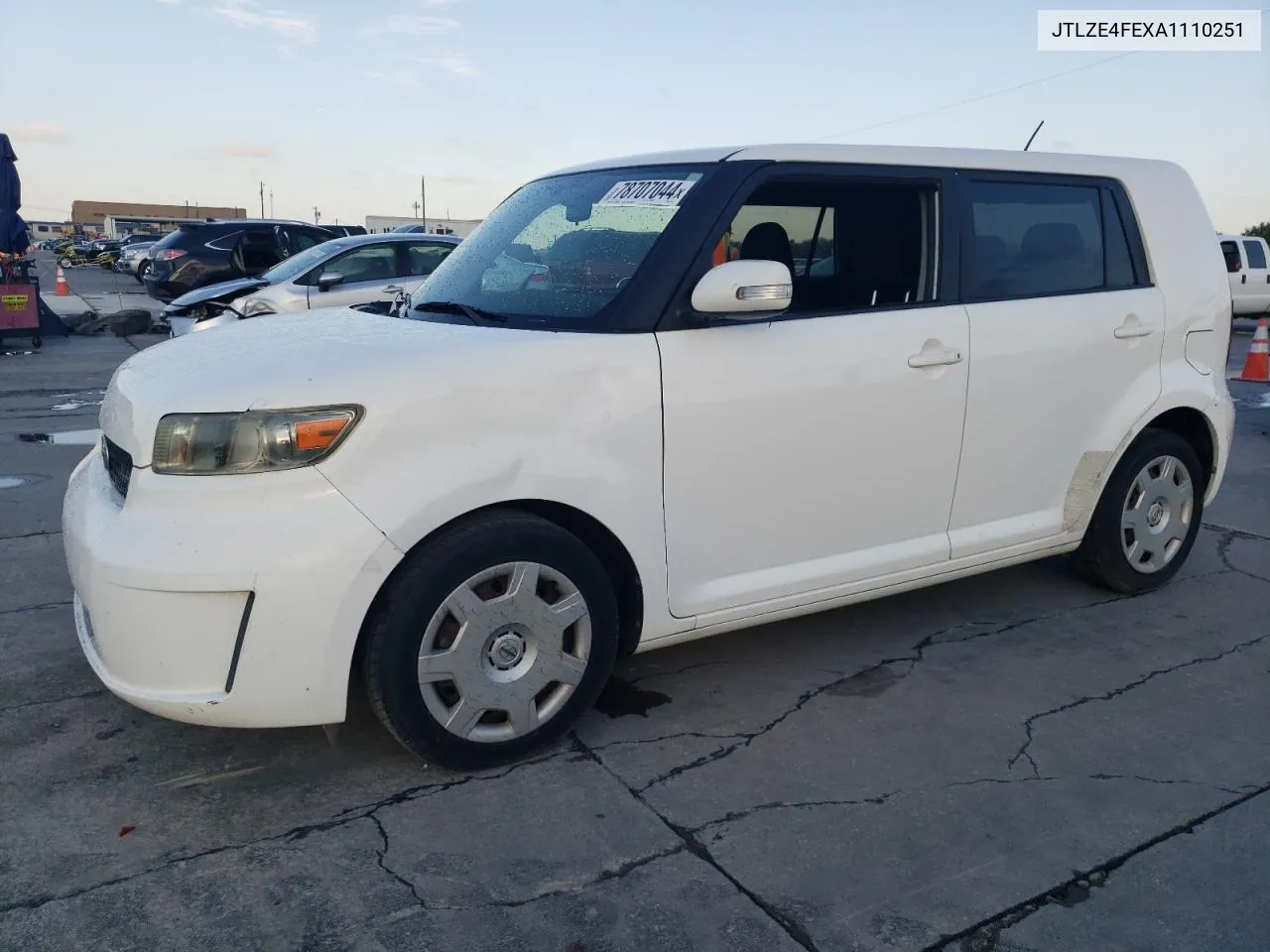 2010 Toyota Scion Xb VIN: JTLZE4FEXA1110251 Lot: 78707044