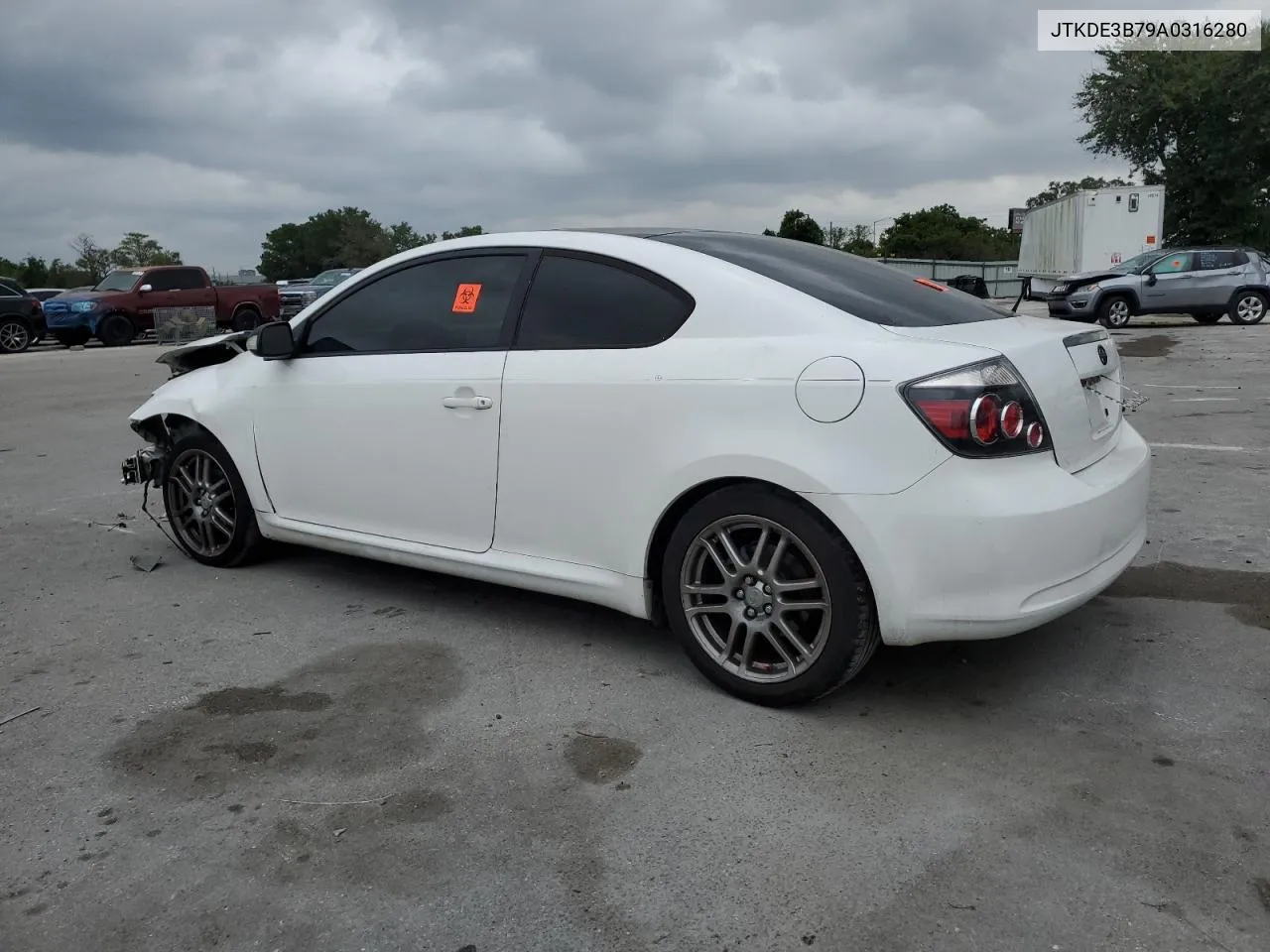 2010 Toyota Scion Tc VIN: JTKDE3B79A0316280 Lot: 79296244