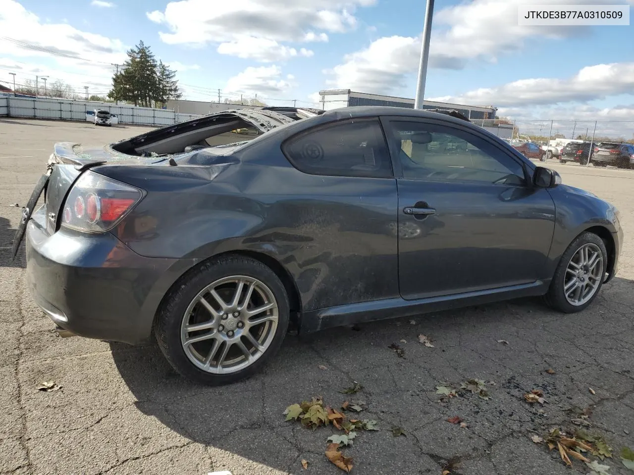 2010 Toyota Scion Tc VIN: JTKDE3B77A0310509 Lot: 79623114