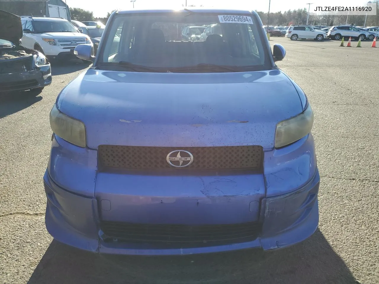 2010 Toyota Scion Xb VIN: JTLZE4FE2A1116920 Lot: 80529694