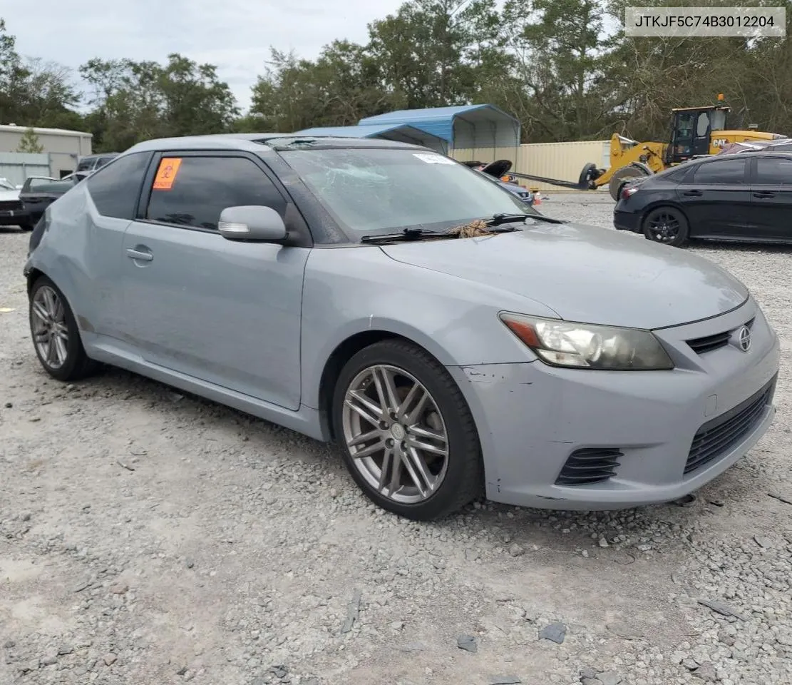 2011 Toyota Scion Tc VIN: JTKJF5C74B3012204 Lot: 74631294